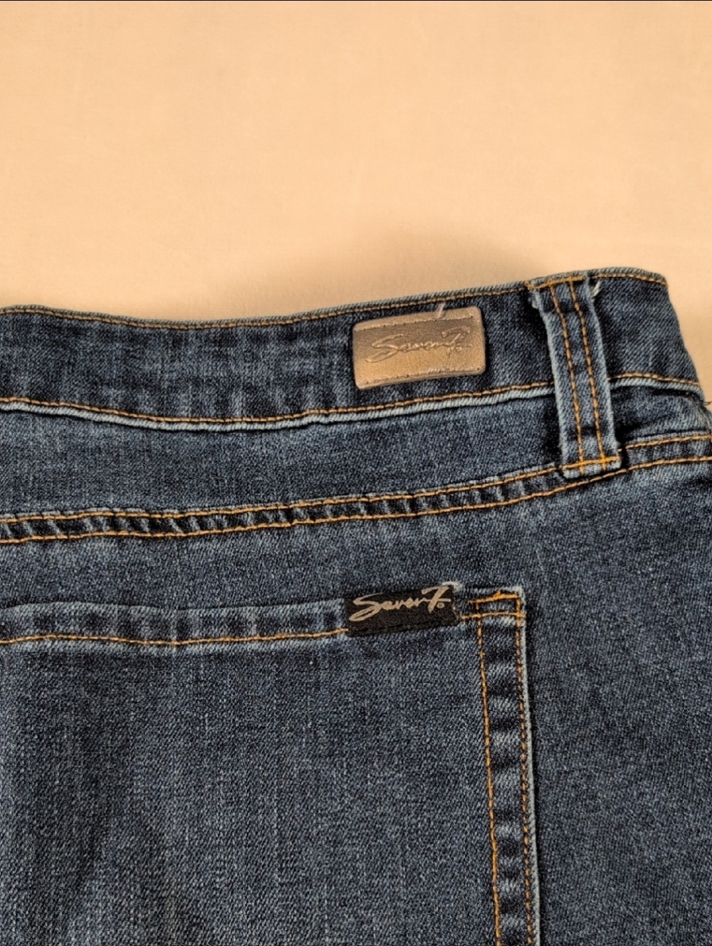 Seven7 Denim Jeans Weekend Shorts Size 16 - Picture 9 of 9